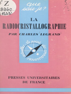 cover image of La radiocristallographie